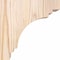 Ekena Millwork Pescadero Smooth Corbel, Douglas Fir, 5 1/2"W x 8"D x 8"H COR06X08X08PEC00SDF - alternate 4